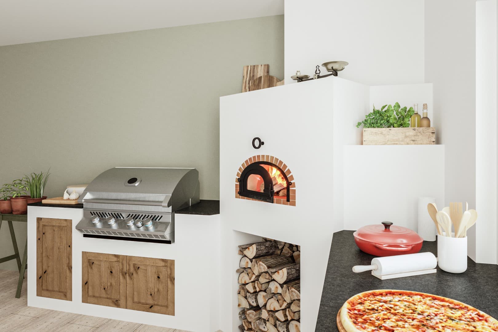 Kachelofen mit Pizzaofen: Die perfekte Kombination aus der Steiermark