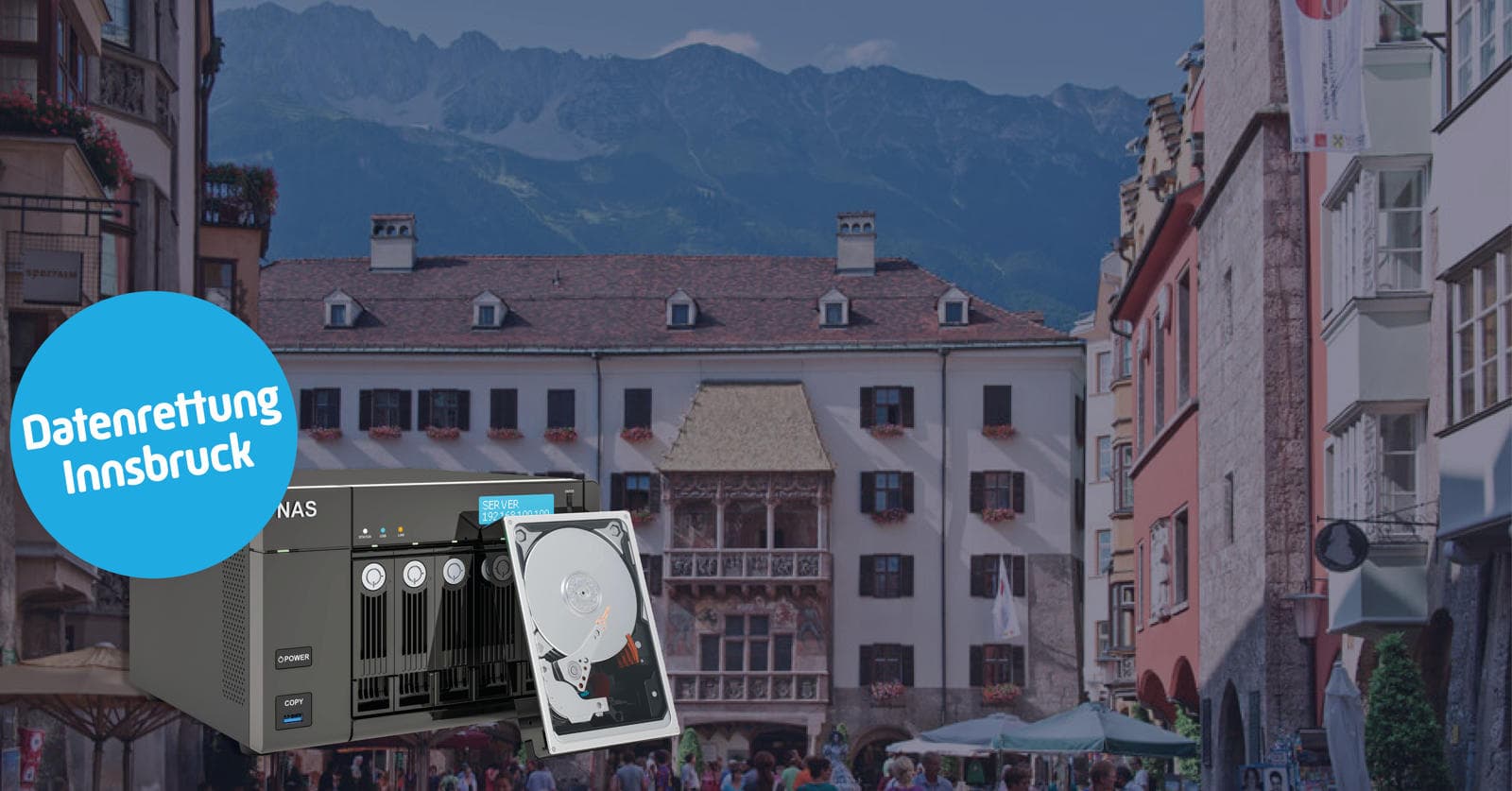 Datenrettung NAS System in Innsbruck