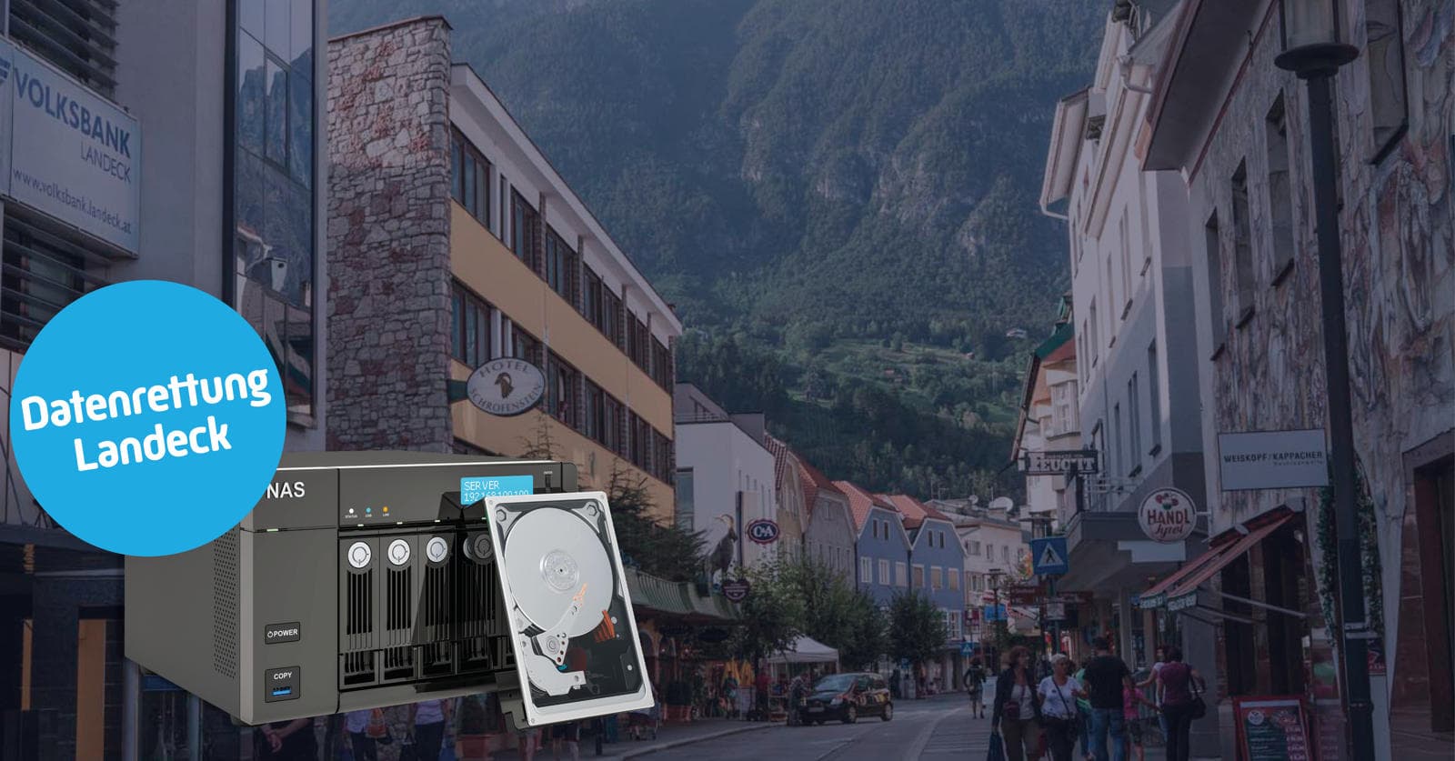 Datenrettung NAS System in Landeck