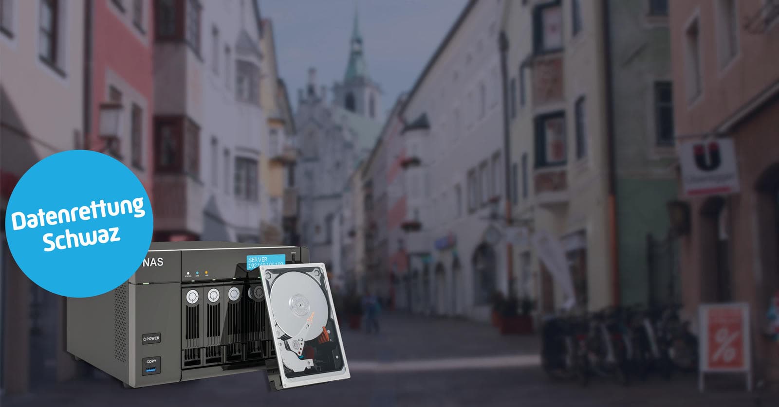 Datenrettung NAS System in Schwaz
