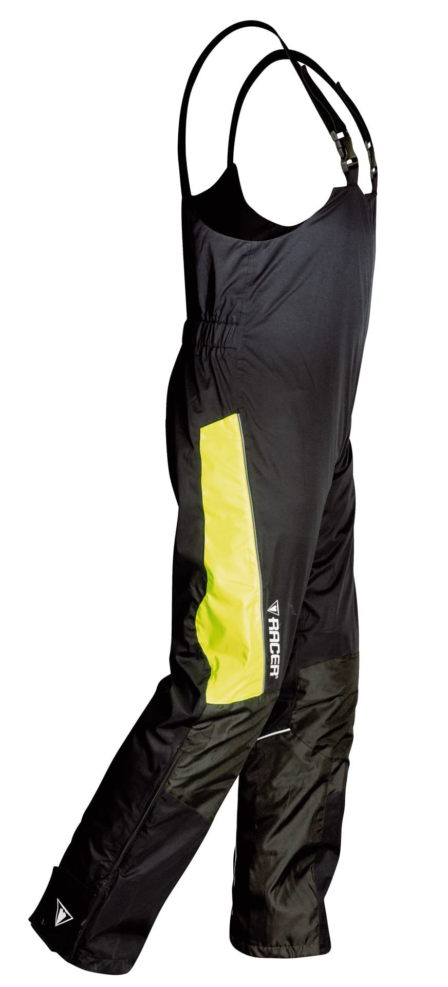 FLEX BIB RAINTROUSERS fluo-black XL