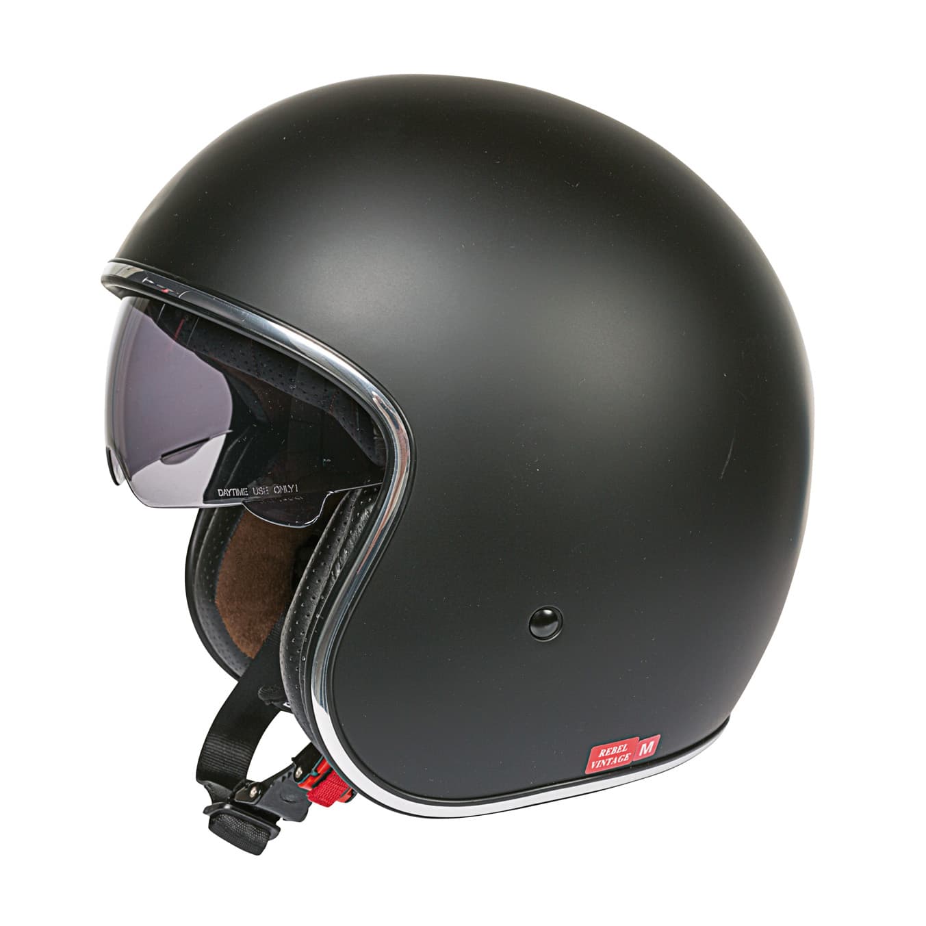Helm REBEL VINTAGE black matt M
