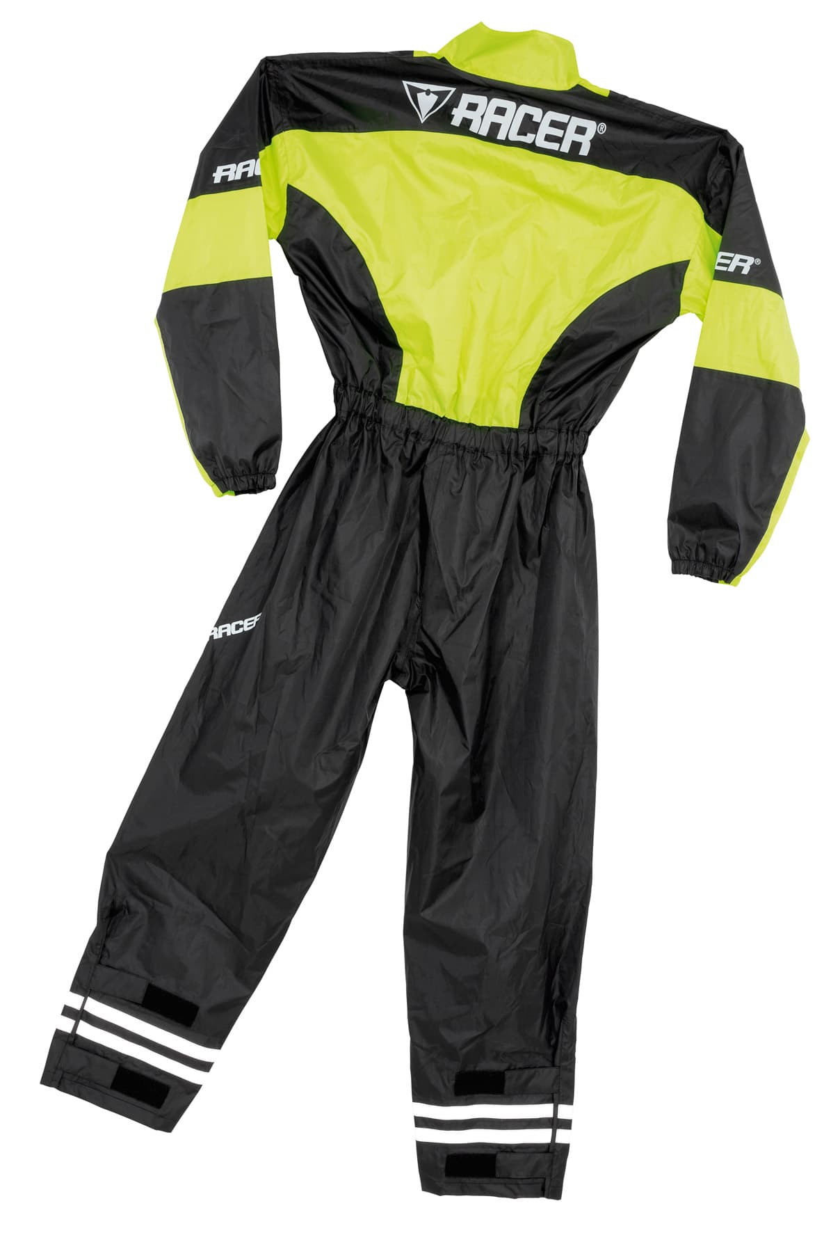 LUMEN  RAINOVERALL fluo-black 3XL