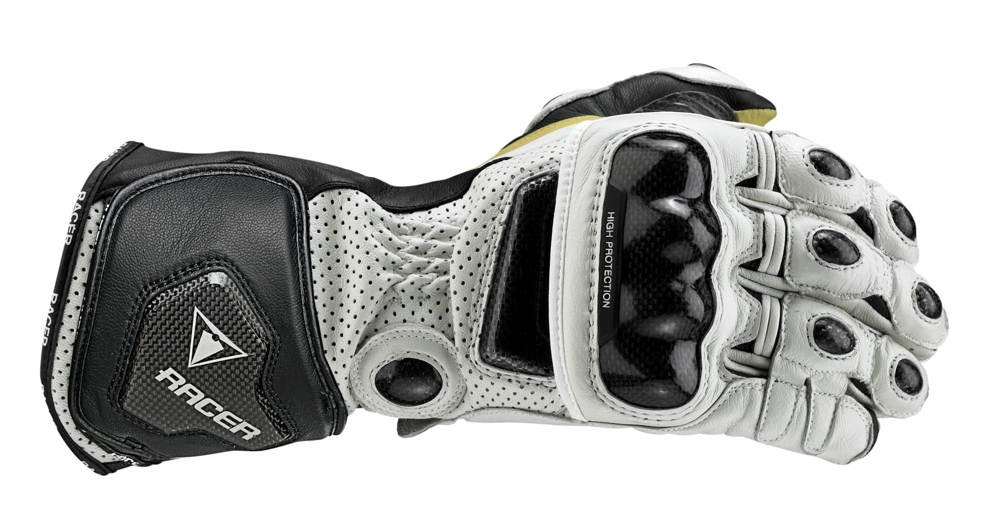 Handschuh HIGH RACER white M