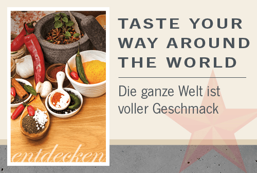 Taste your way around the world