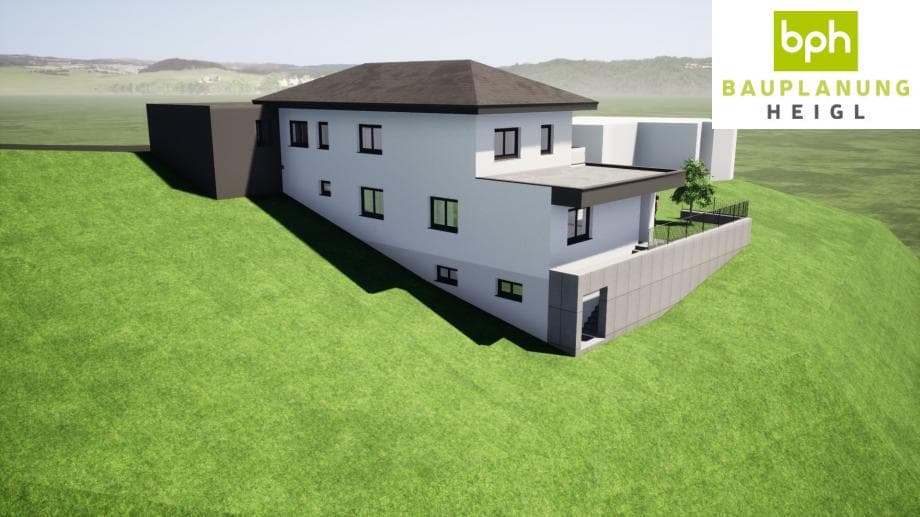 Einfamilienhaus in Hanglage