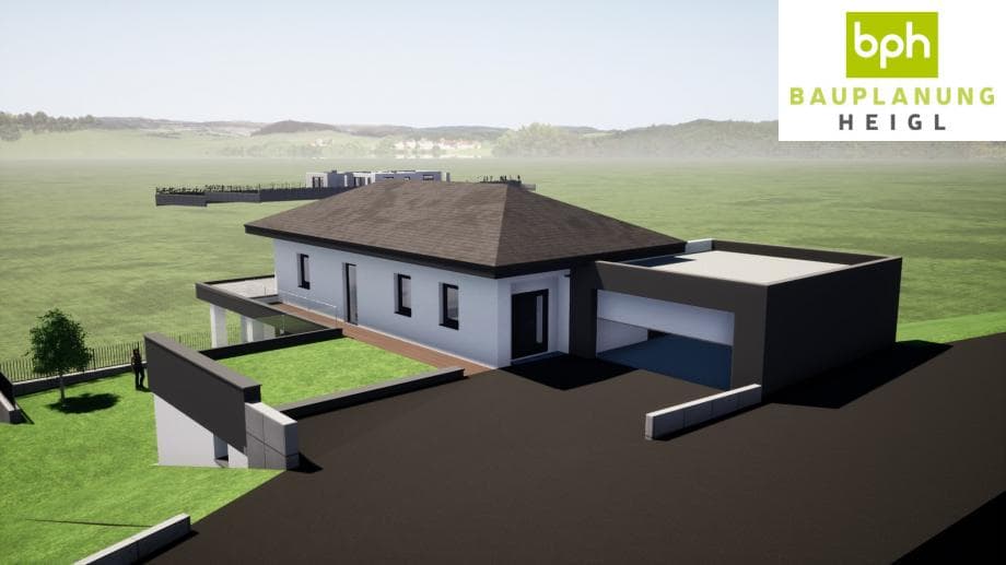 Einfamilienhaus in Hanglage