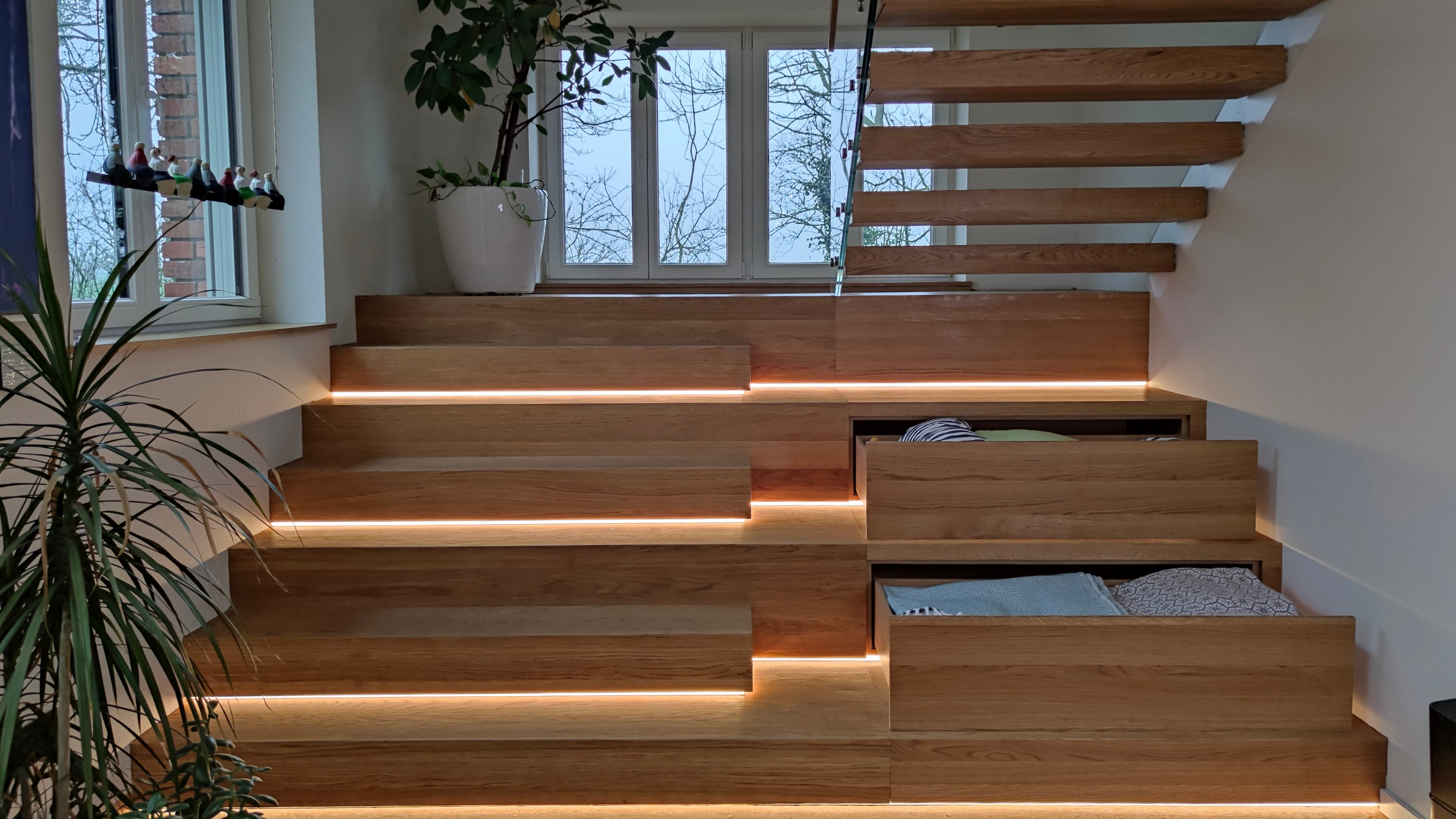 Stauraum unter der Treppe