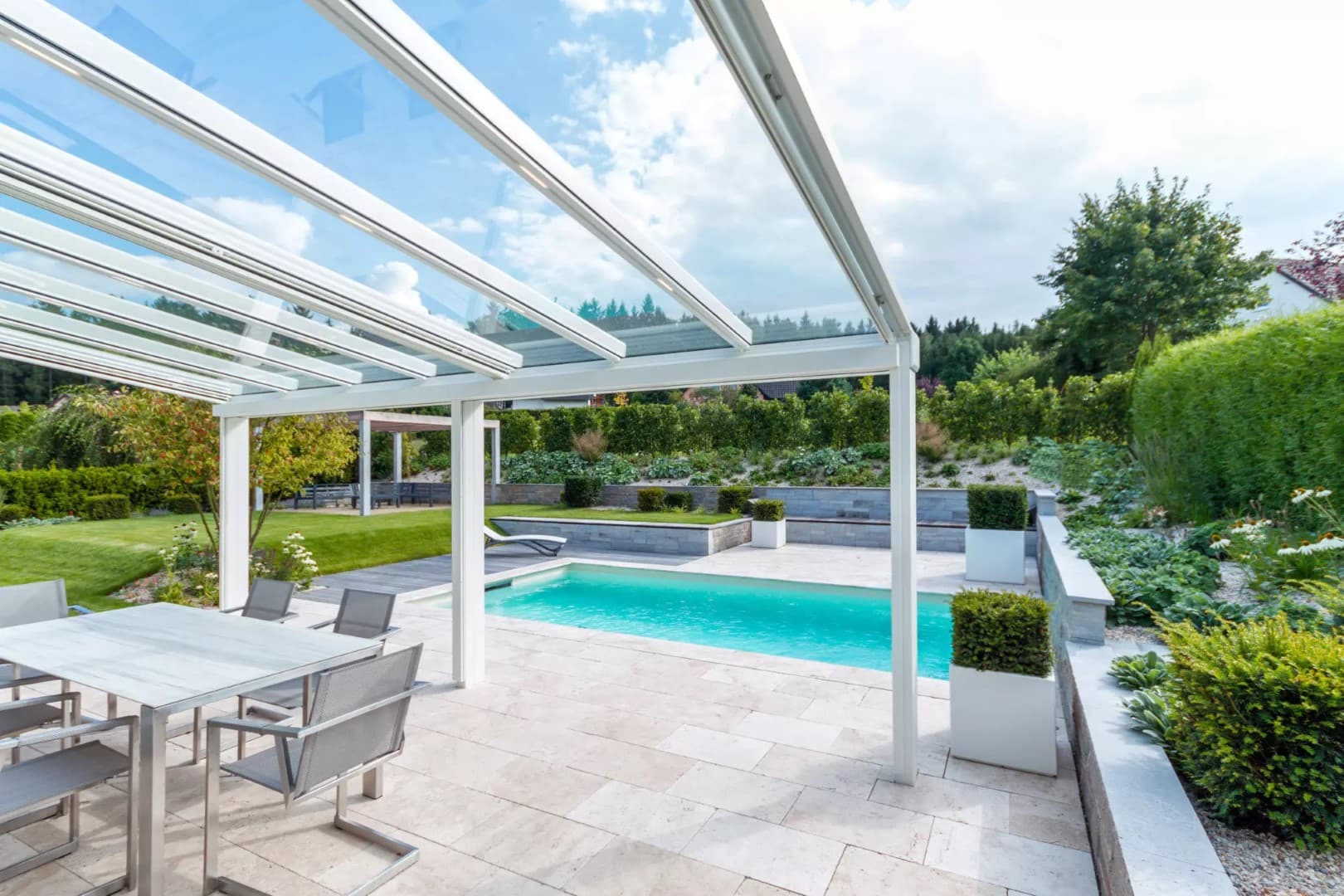 Terrassenüberdachungen aus Glas