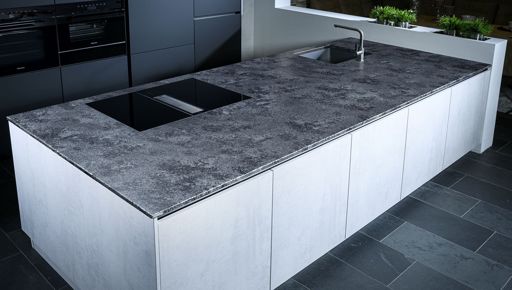 Naturstein Arbeitsplatte I SEMI GLOSS