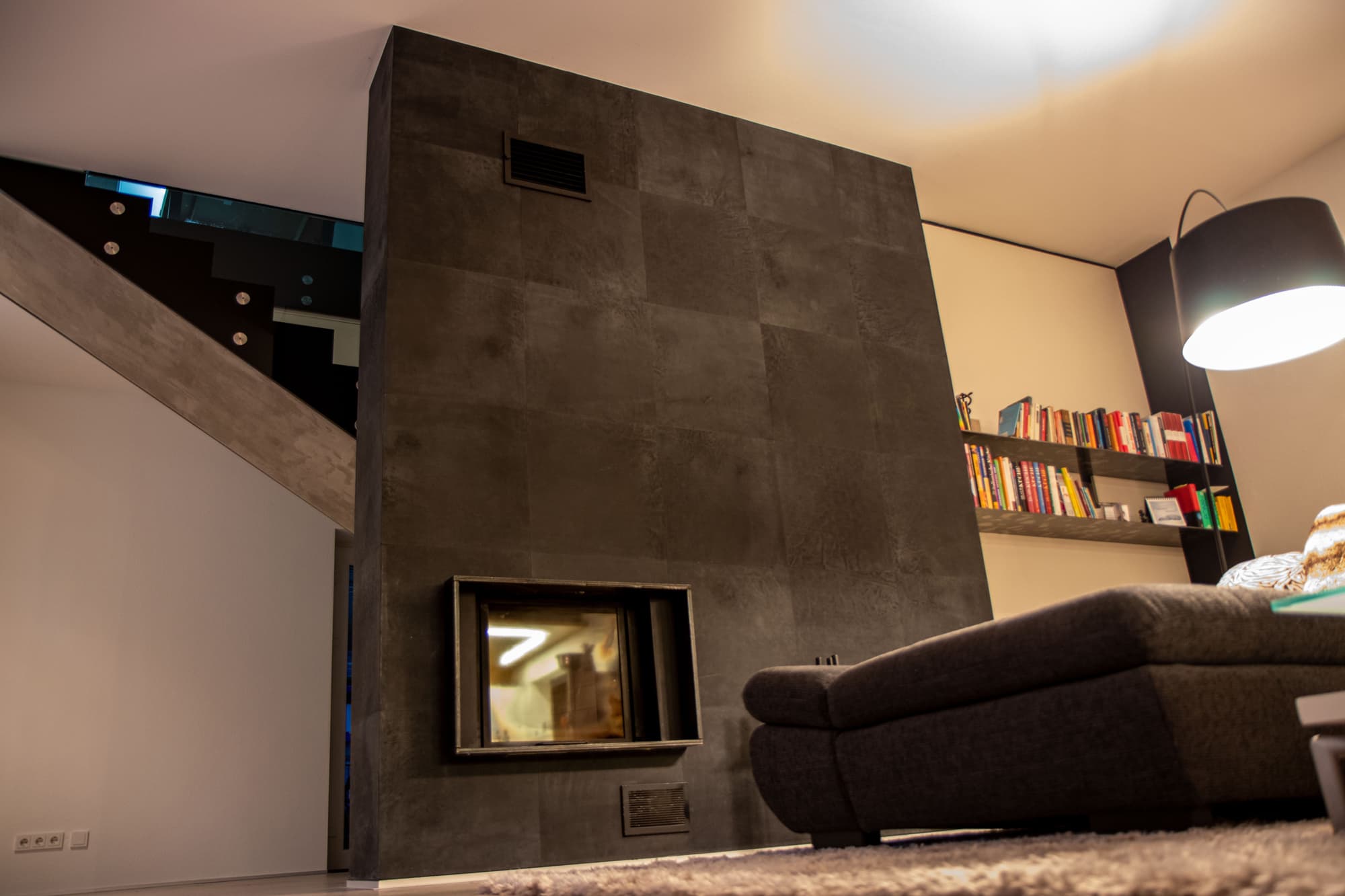 Wandgestaltung mit Leder 