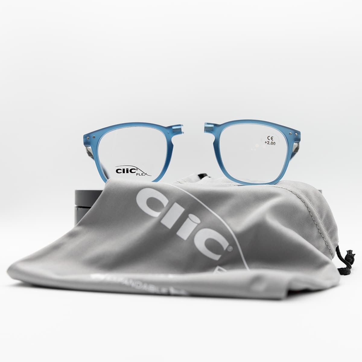 CLIC Flex Manhattan Fertiglesebrille blue jeans