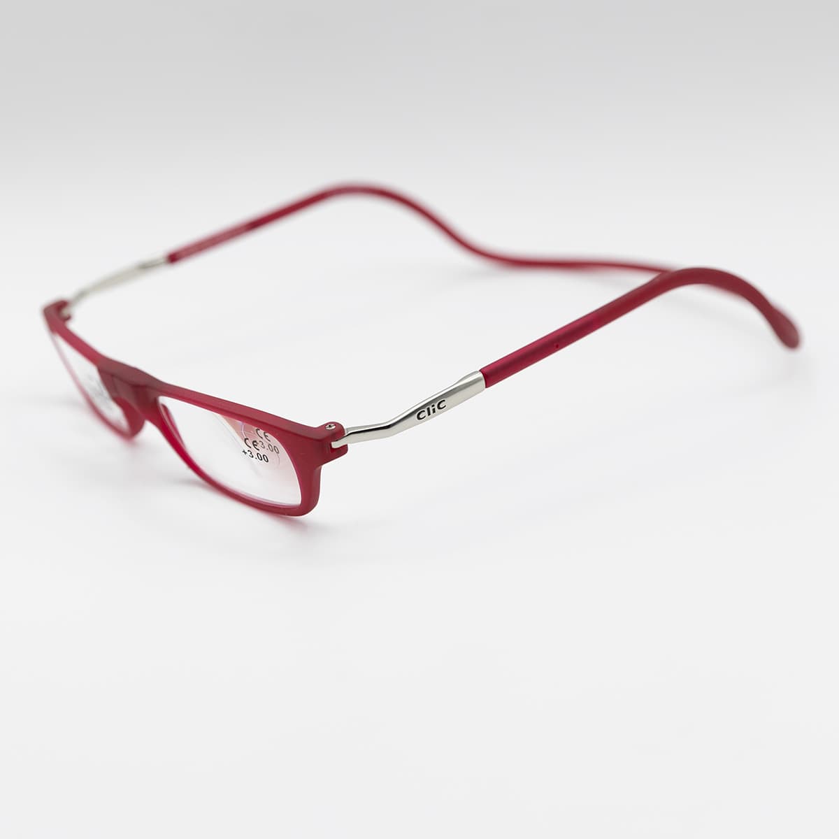 CLIC XL Mat Fertiglesebrille red