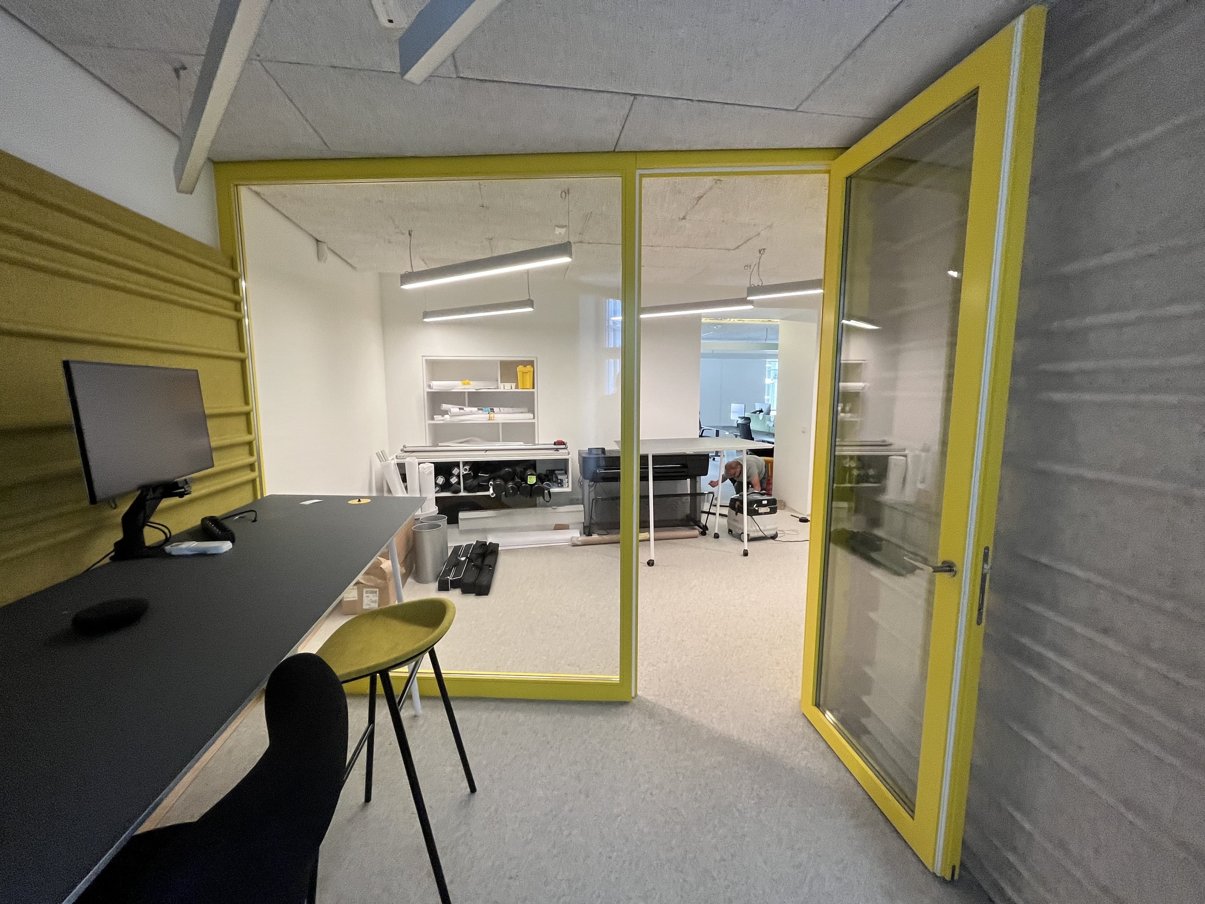 Boden- und Wandgestaltung