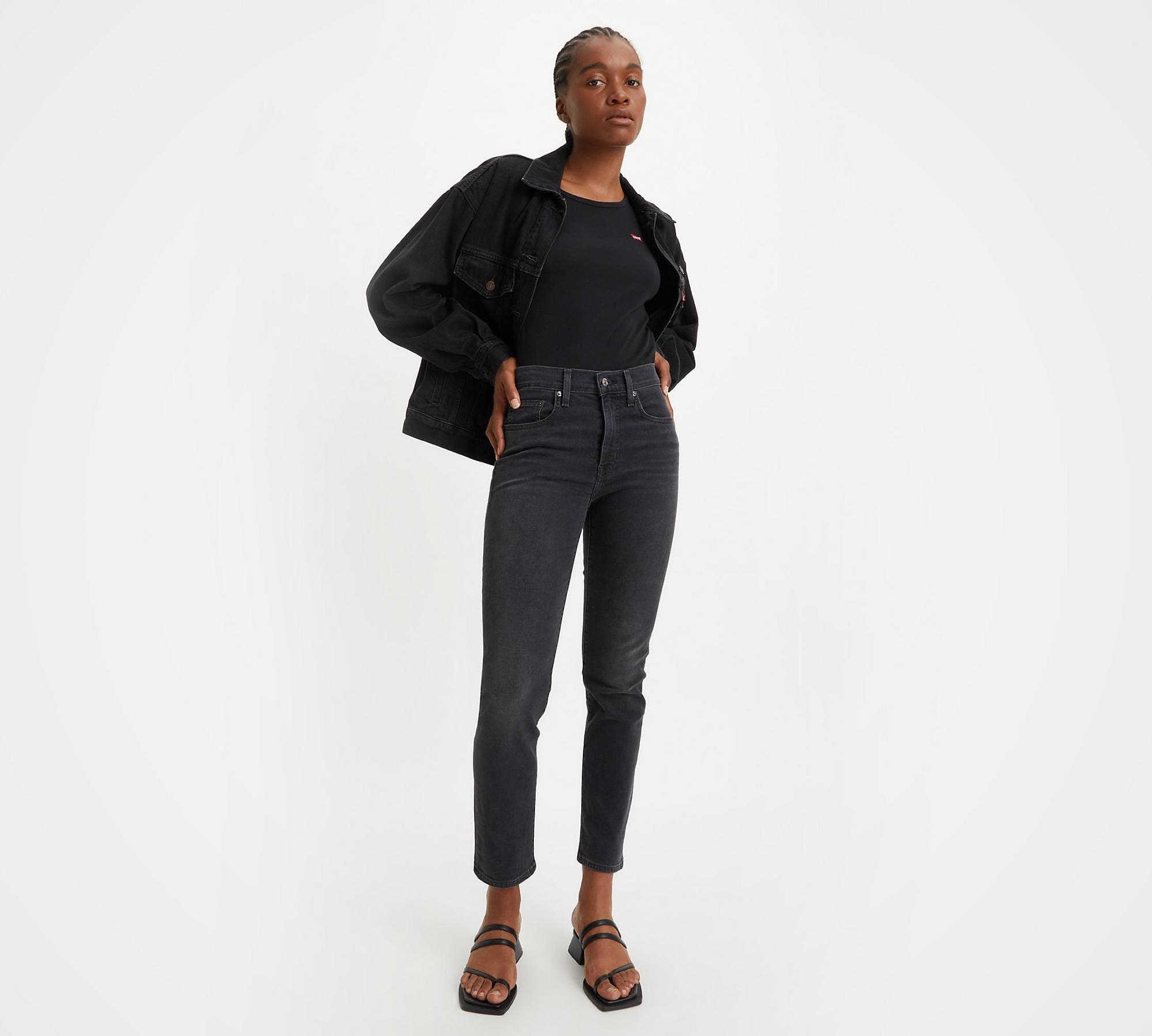 724 Straight Jeans mit hohem Bund