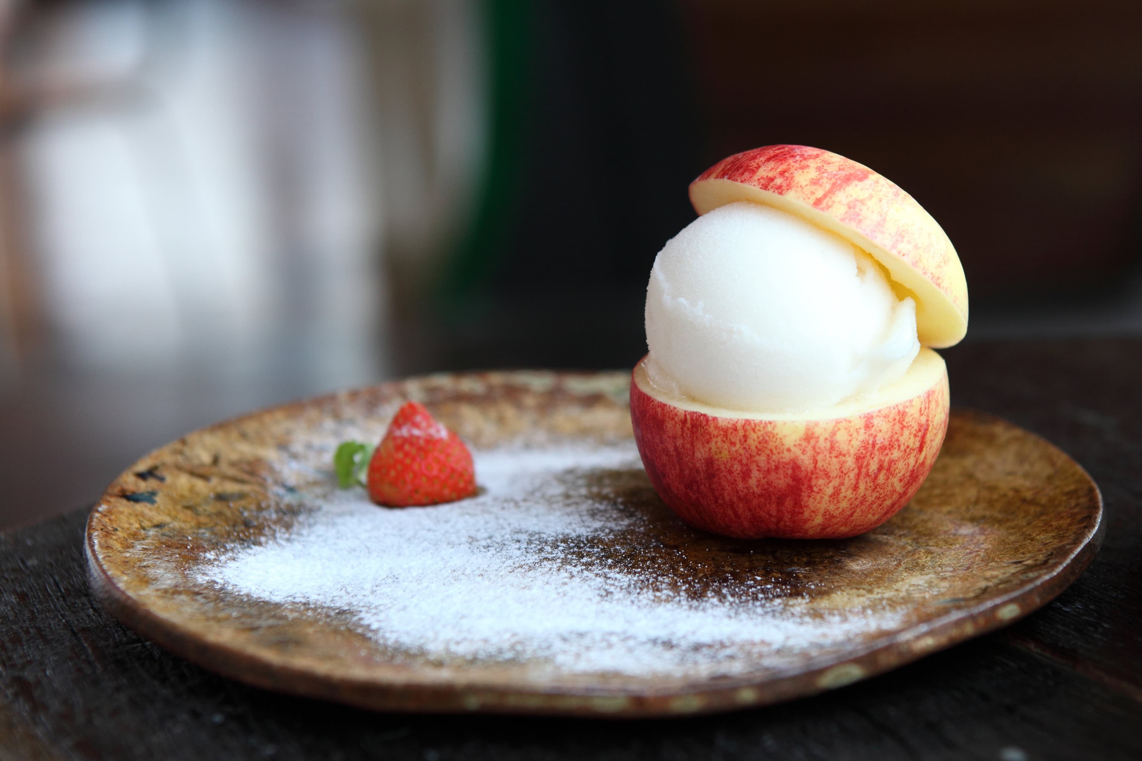 Bauernhofeis - Apfelsorbet