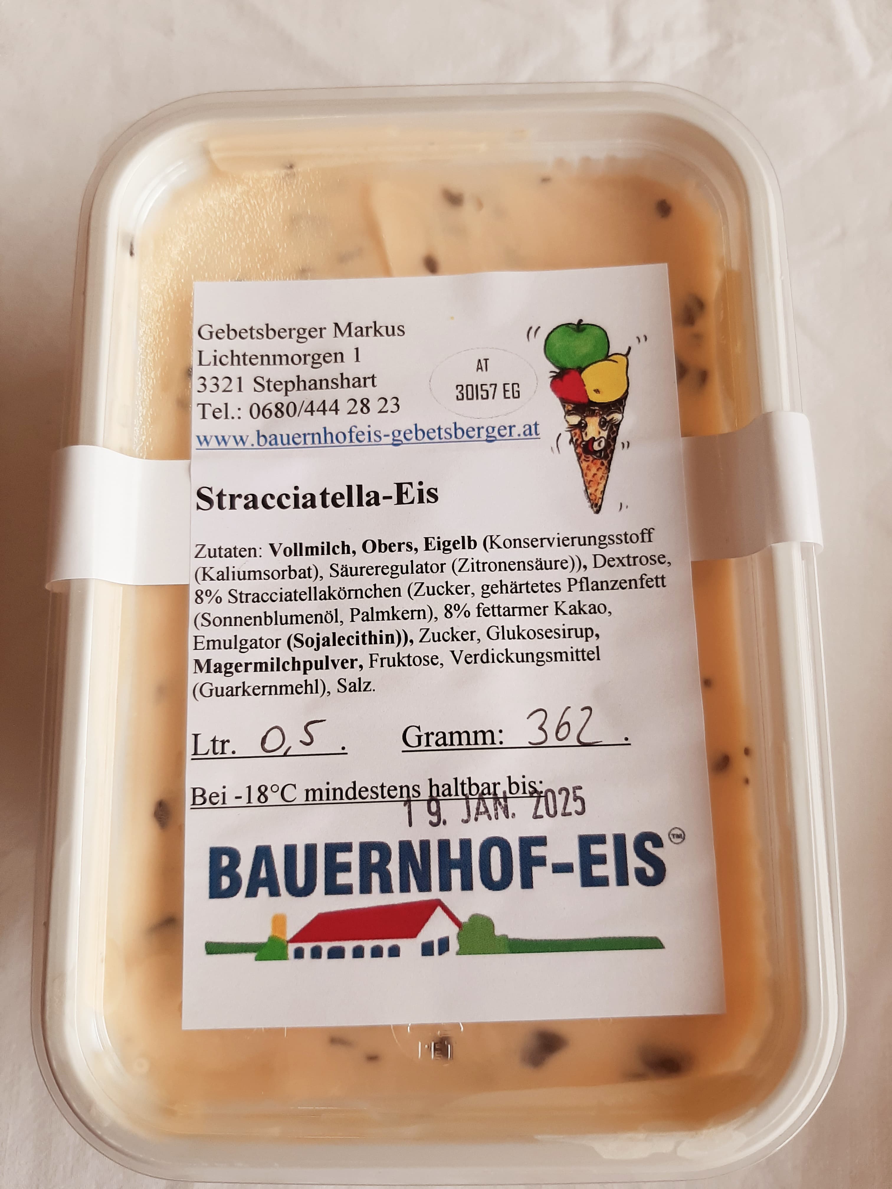 Bauernhofeis aus dem Bezirk Amstetten 