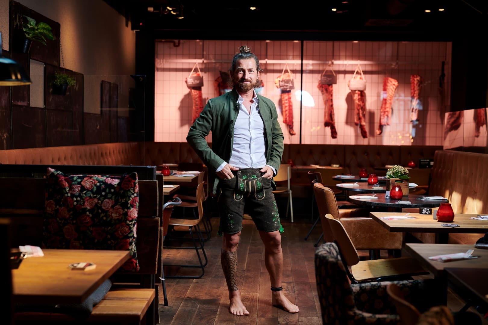 Exklusive Trachten-Lederhose für Herren