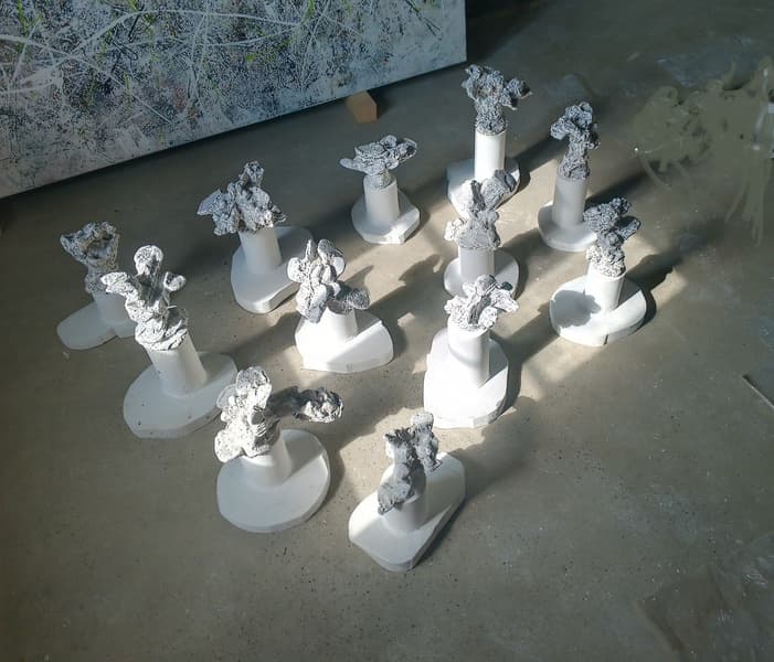 Adochi Skulpturengruppe