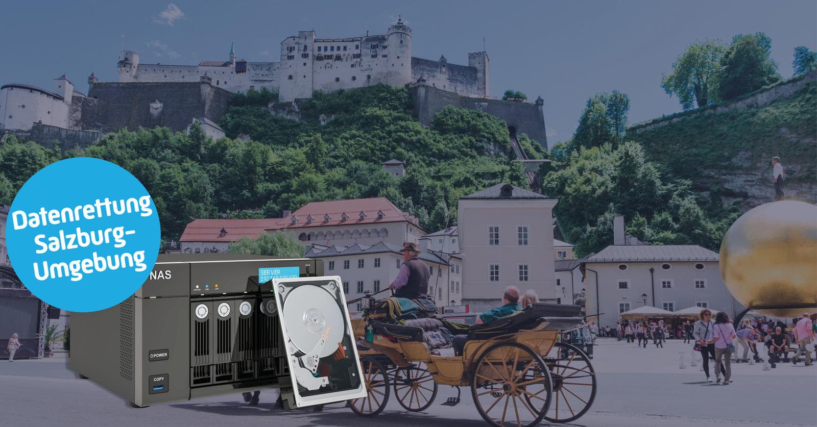 Datenrettung NAS System in Salzburg-Umgebung