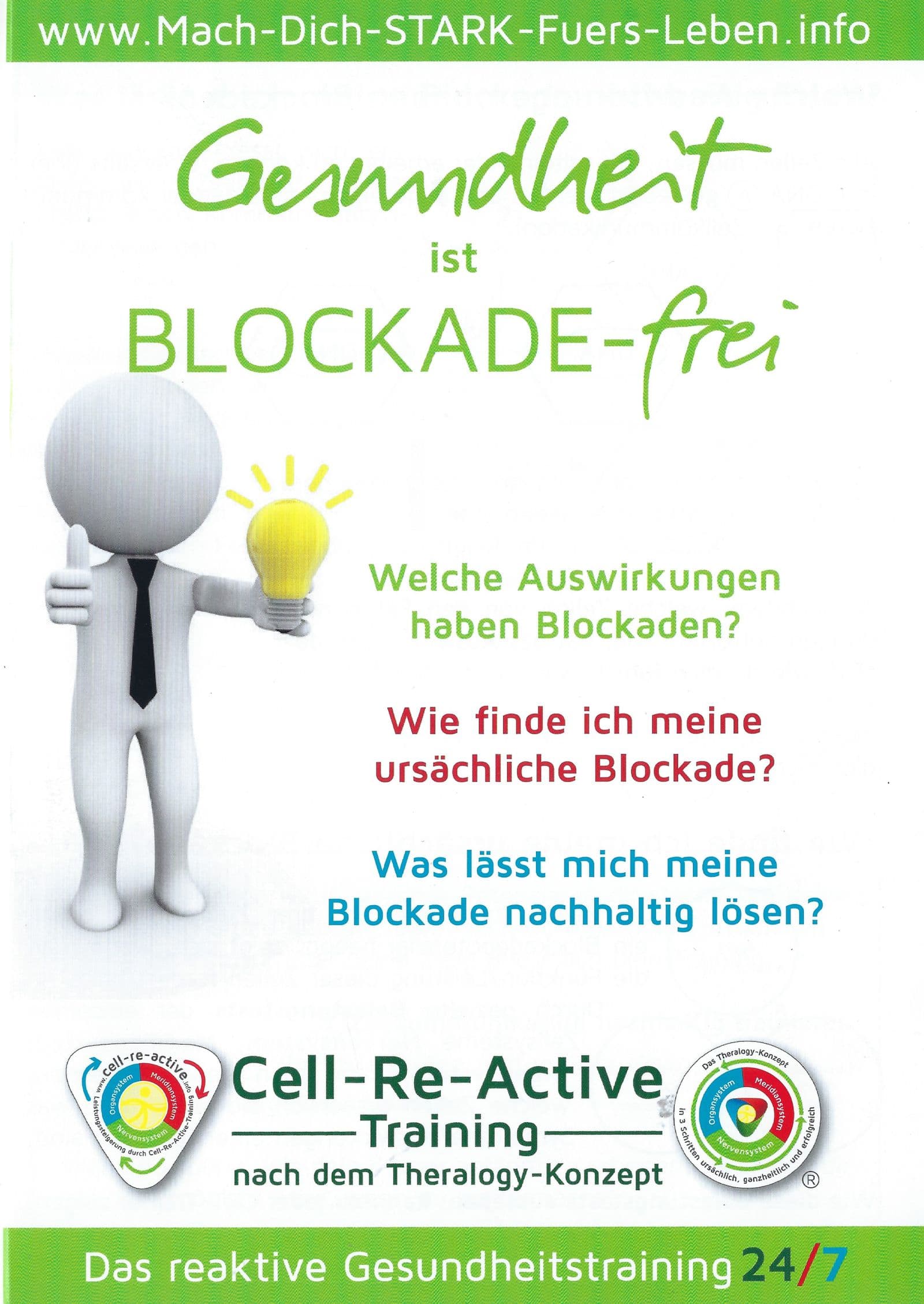 Cell-Re-Active-Training bei chronischen Krankheiten in Linz