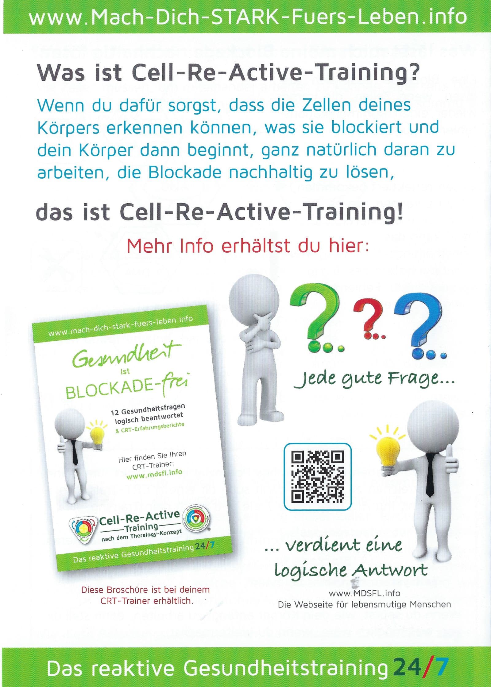 Blockaden lösen mit Cell-Re-Active-Training Linz