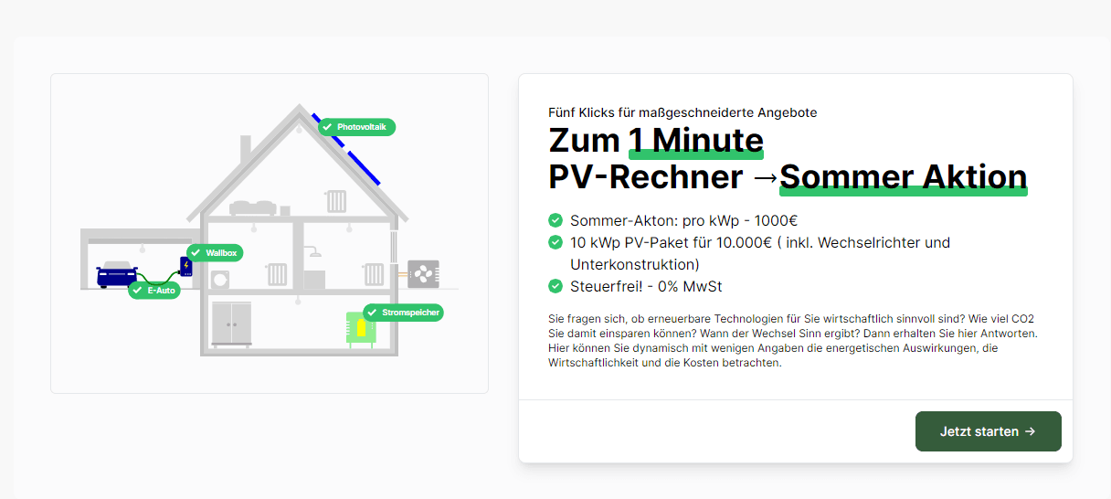 Photovoltaikanlage berechnen Wien