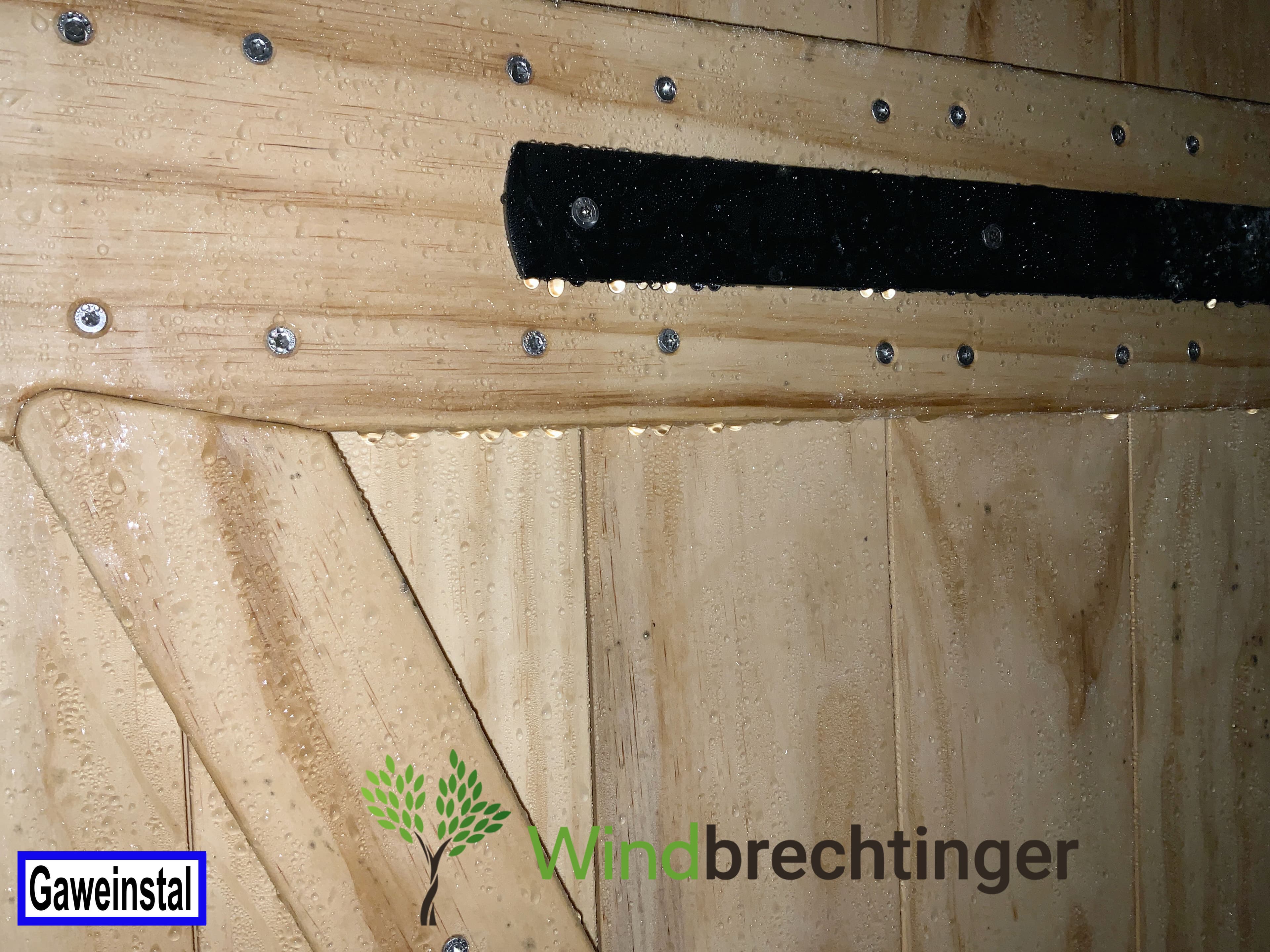 Windbrechtinger Kellertür  Accoya-Holz Wasserfest-gaweinstal-wien-noe
