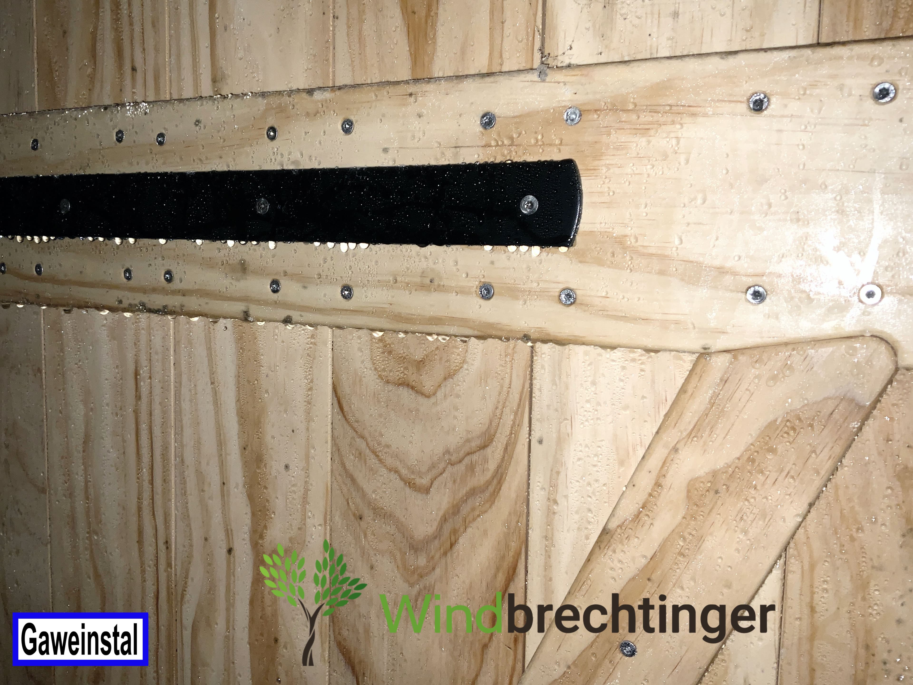 Windbrechtinger Kellertür  Accoya-Holz Wasserfest-gaweinstal-wien-noe