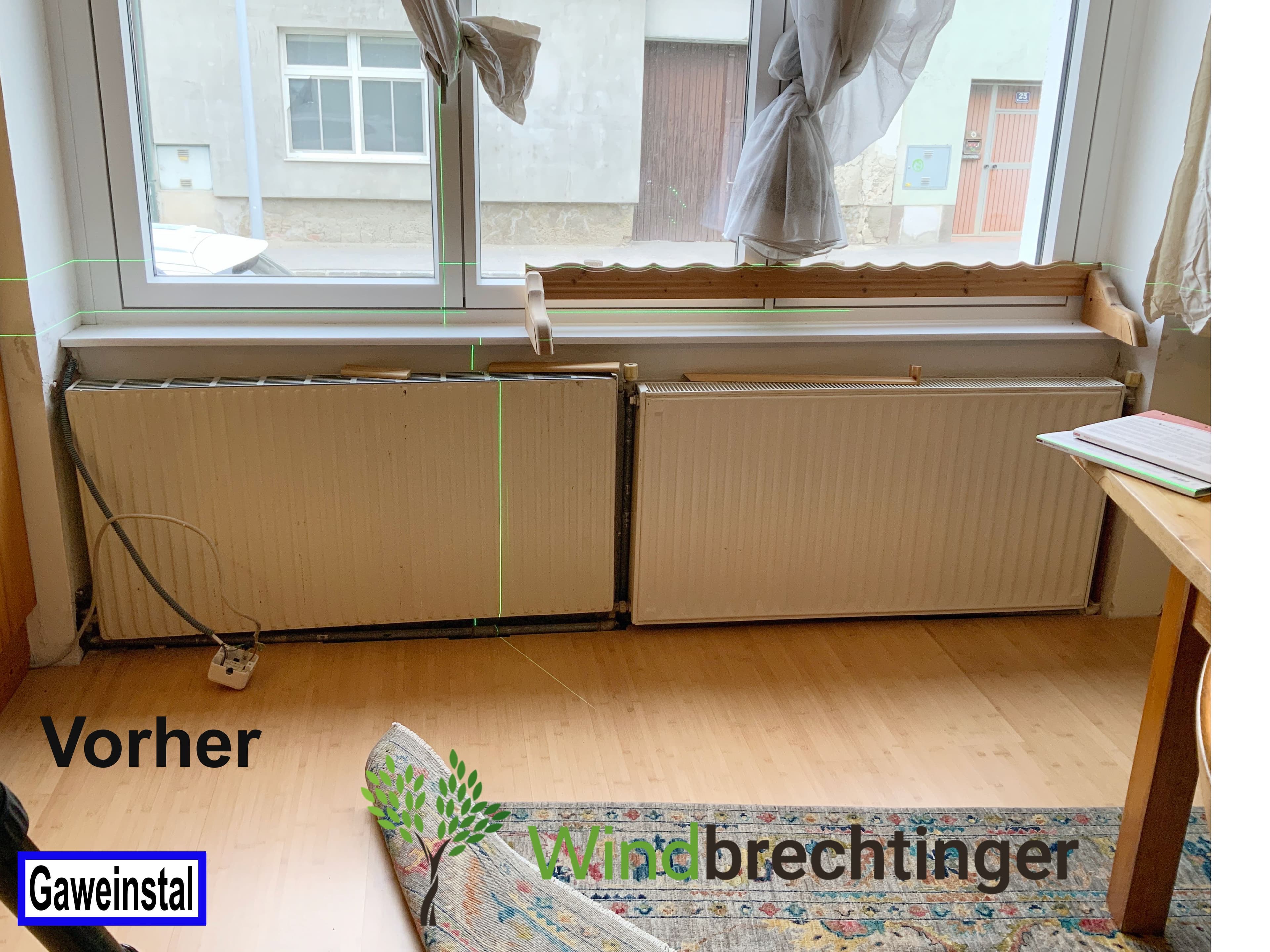 Windbrechtinger Gaweinstal Heizkoerperverbau