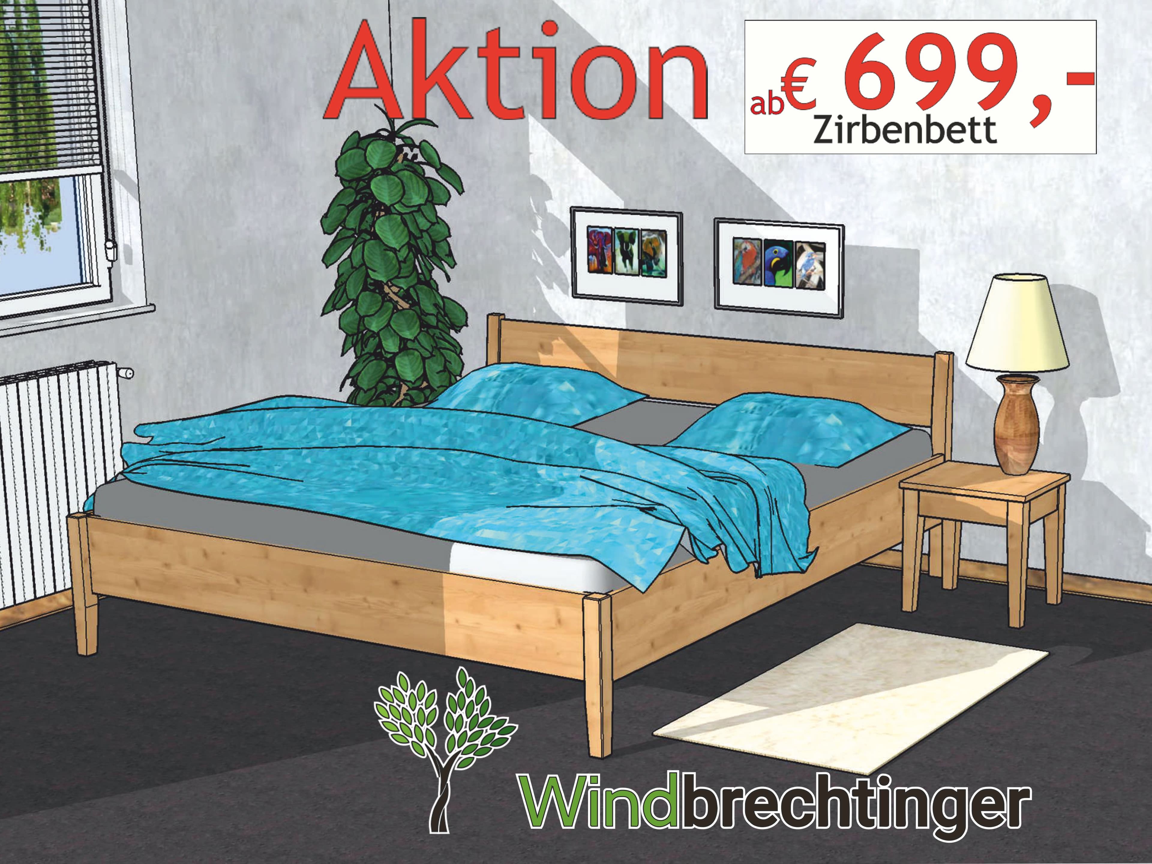 Zirbenbett Windbrechtinger Atzelsdorf