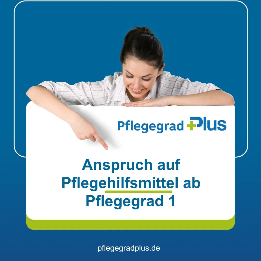 Symbolbild für Anspruch auf Pflegehilfsmittel – Pflegebedürftiger mit Pflegebox zu Hause, unterstützt durch Pflegegrad Plus GmbH