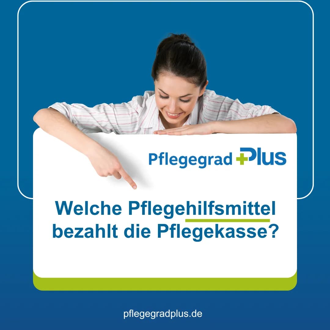 Übersicht über Pflegehilfsmittel, die von der Pflegekasse bezahlt werden – Box mit Handschuhen, Desinfektion und Masken auf Tisch bei häuslicher Pflege