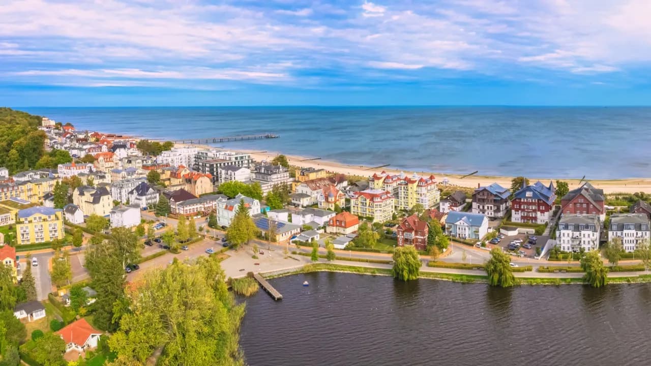 Ferienwohnung auf Usedom in der Nähe historischer Bäder