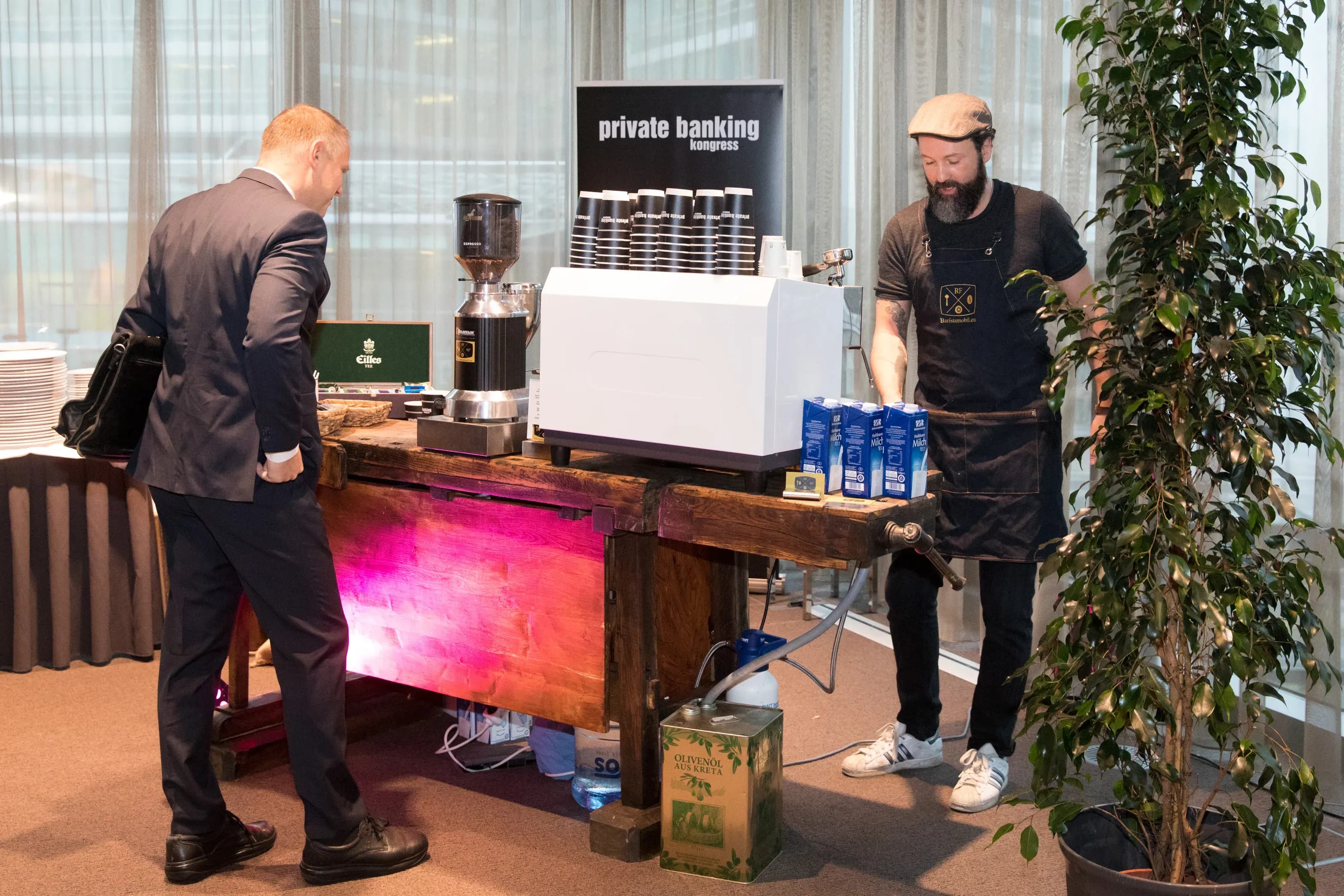 Kaffeebar für Corporate Veranstaltungen in Hamburg