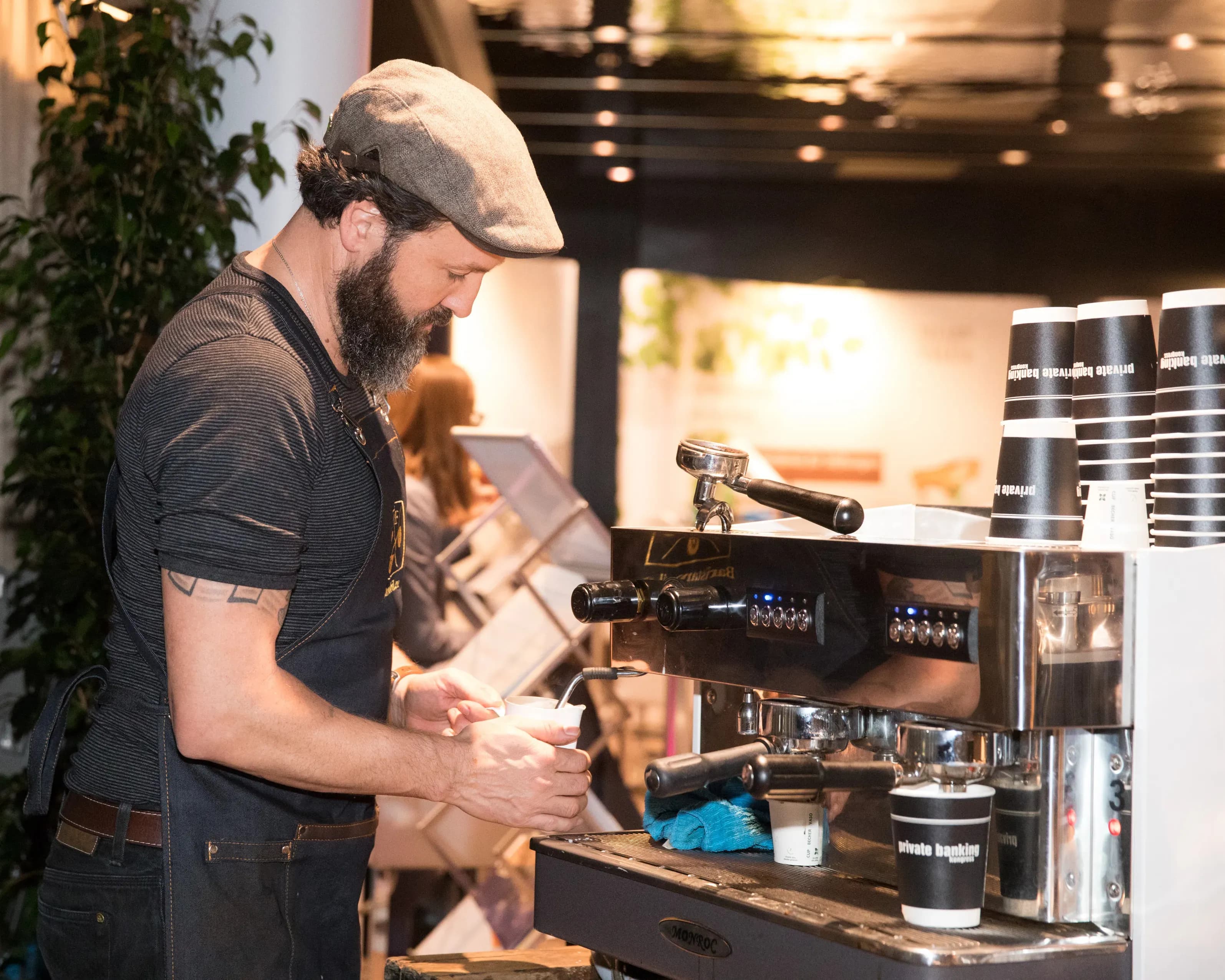 Baristaservice für Branchenmessen in Frankfurt mieten