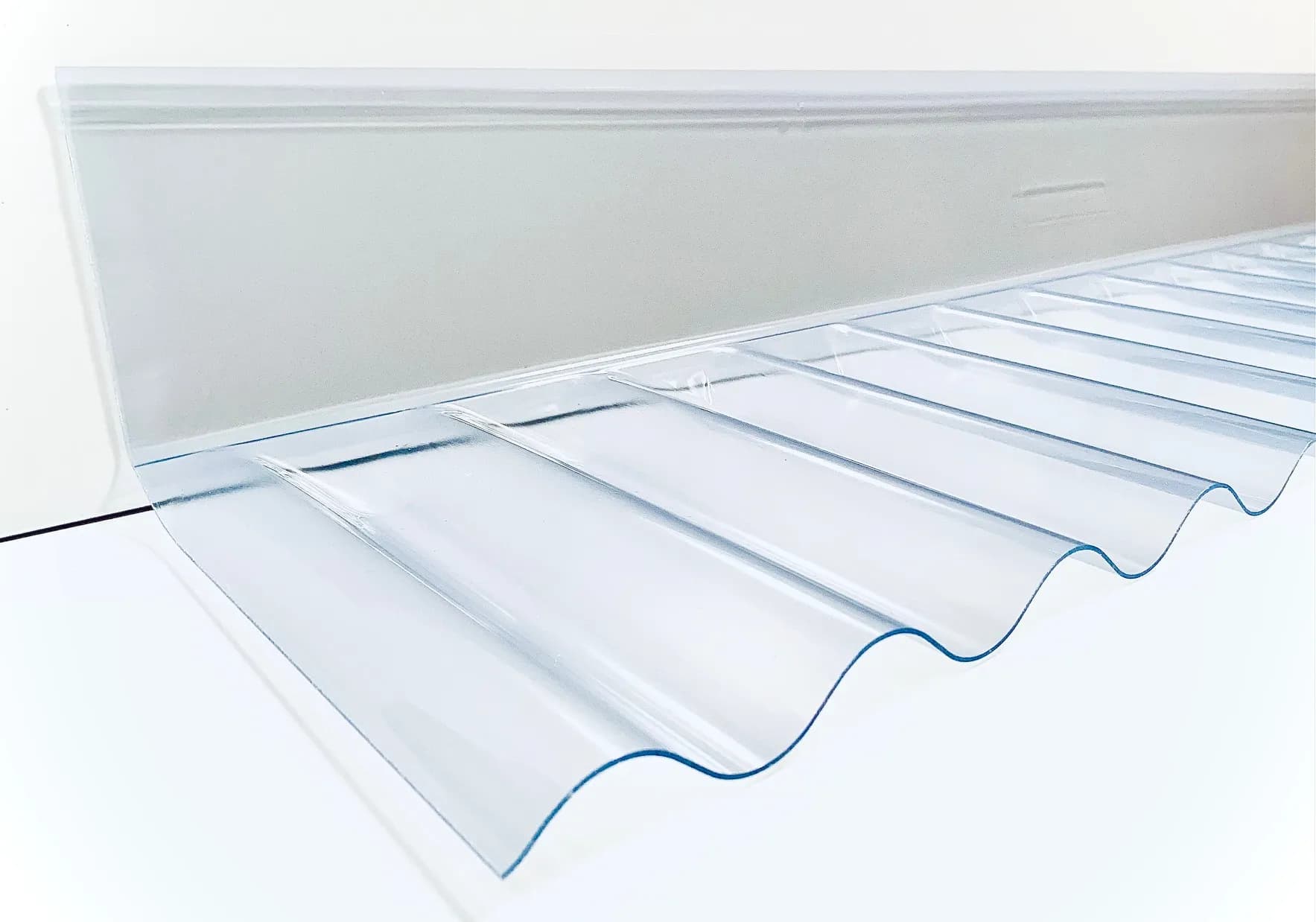 PVC Wandanschluss Sinuswelle zur Abdichtung von Terrassendach