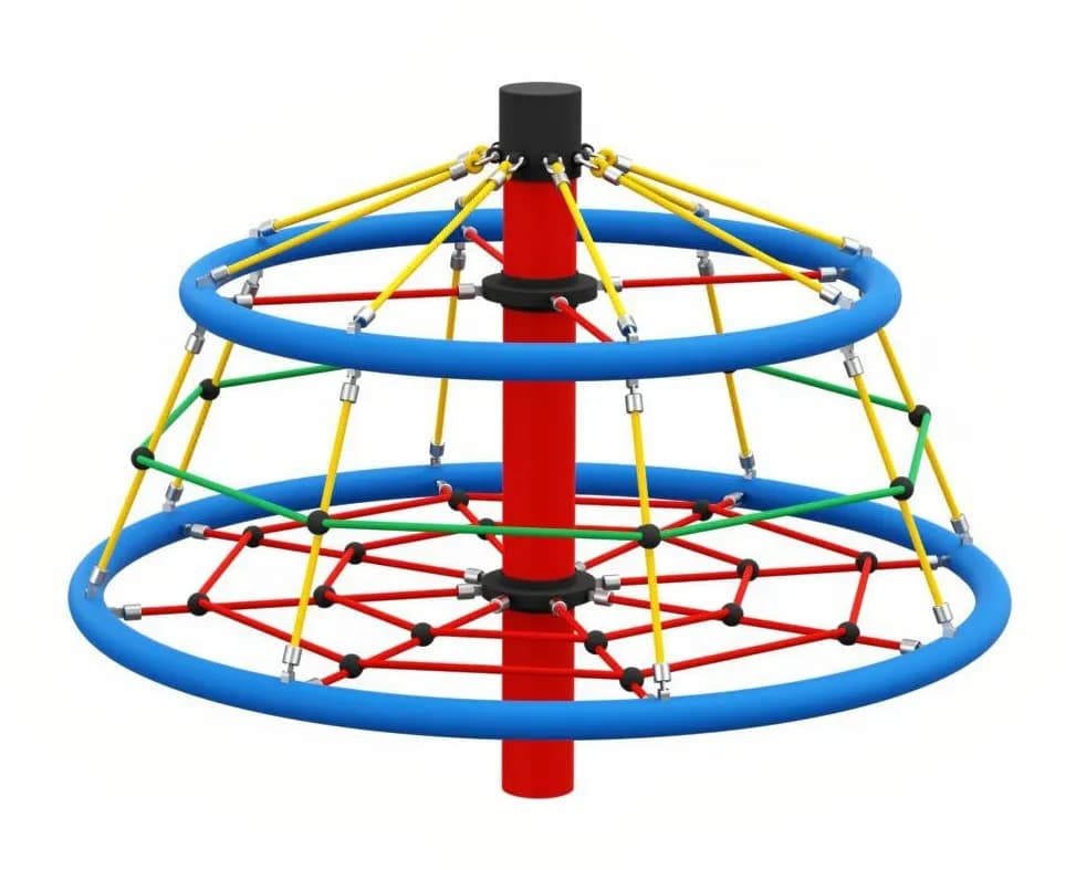 Drehbare Klettertürme - purer Spielspaß für Klein und Groß!