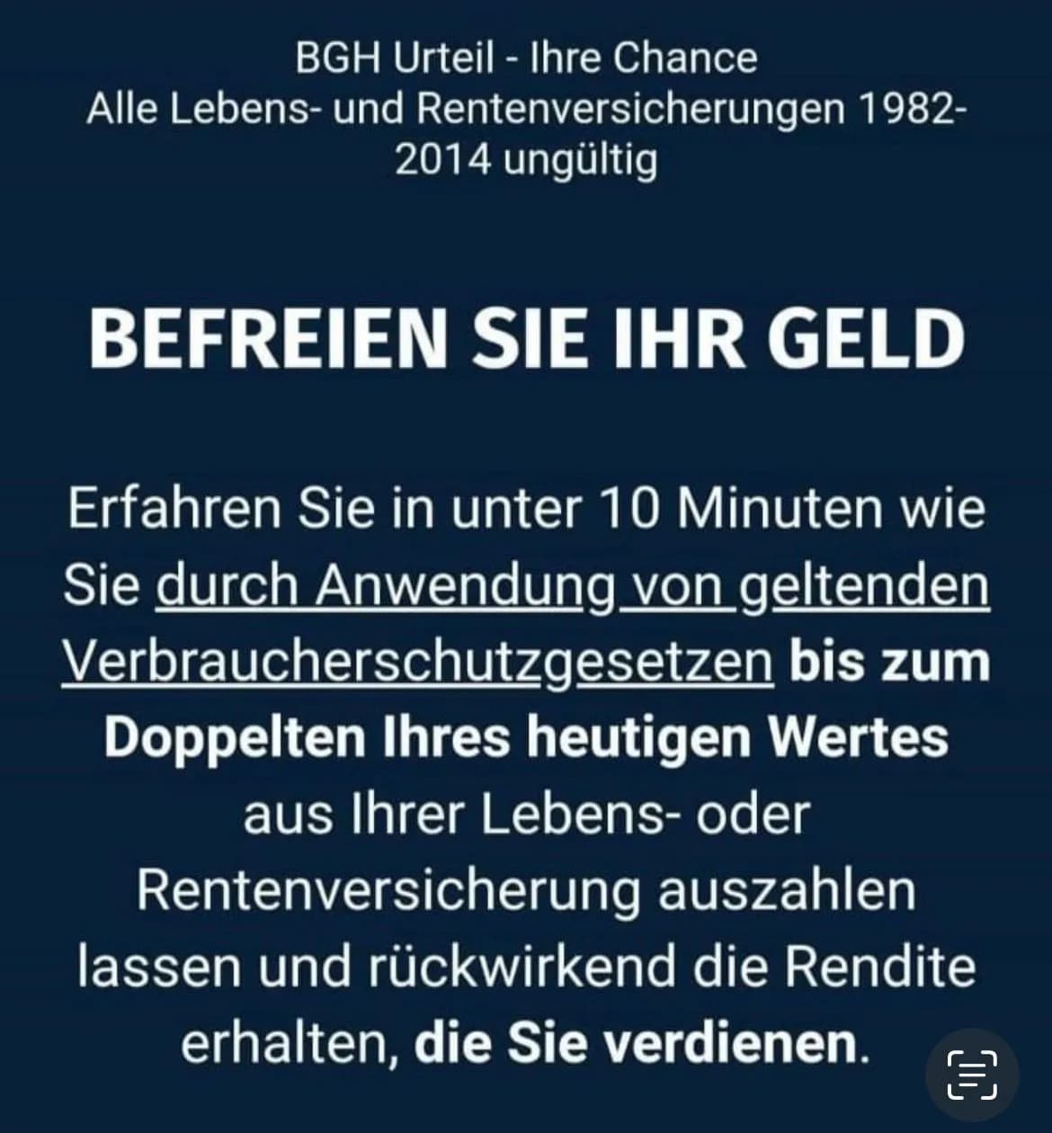Rückerstattung Lebensversicherung Erfahrung
