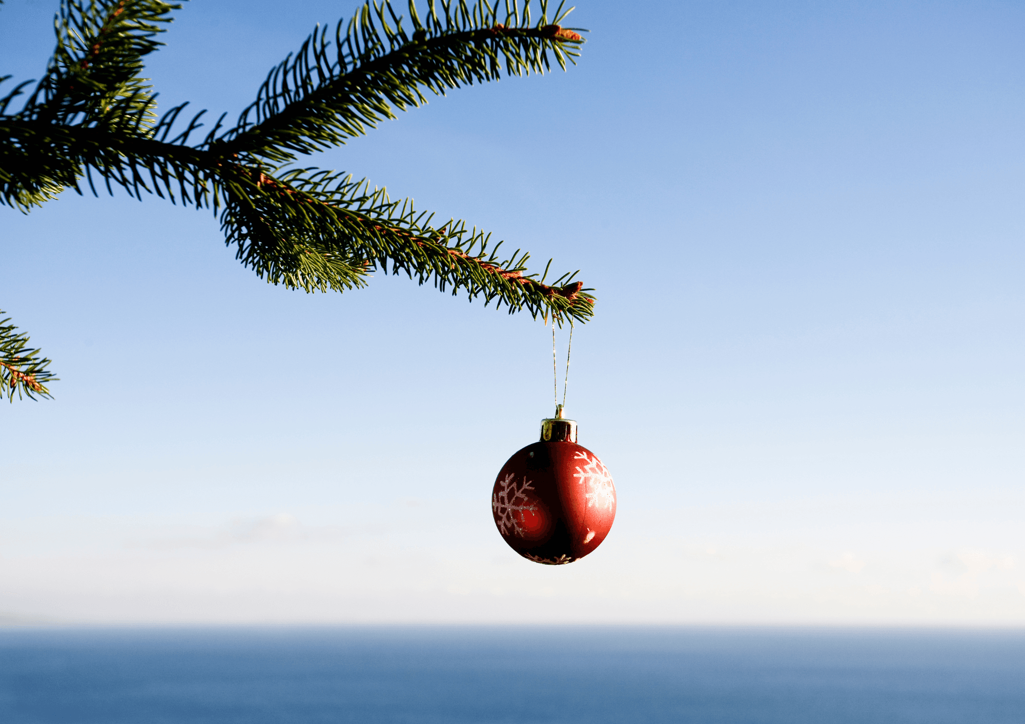 Weihnachten am Meer