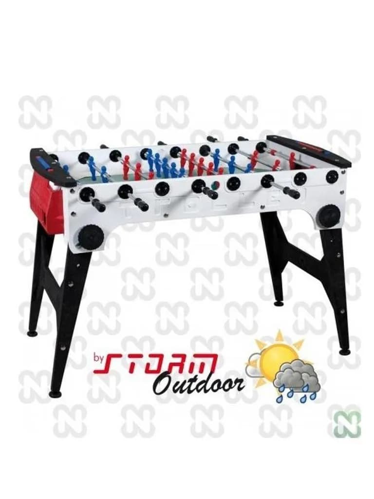 Art. L.F-3507  Fussballtisch "Trolley Foldy" wetterfest mit klappbaren Beinen