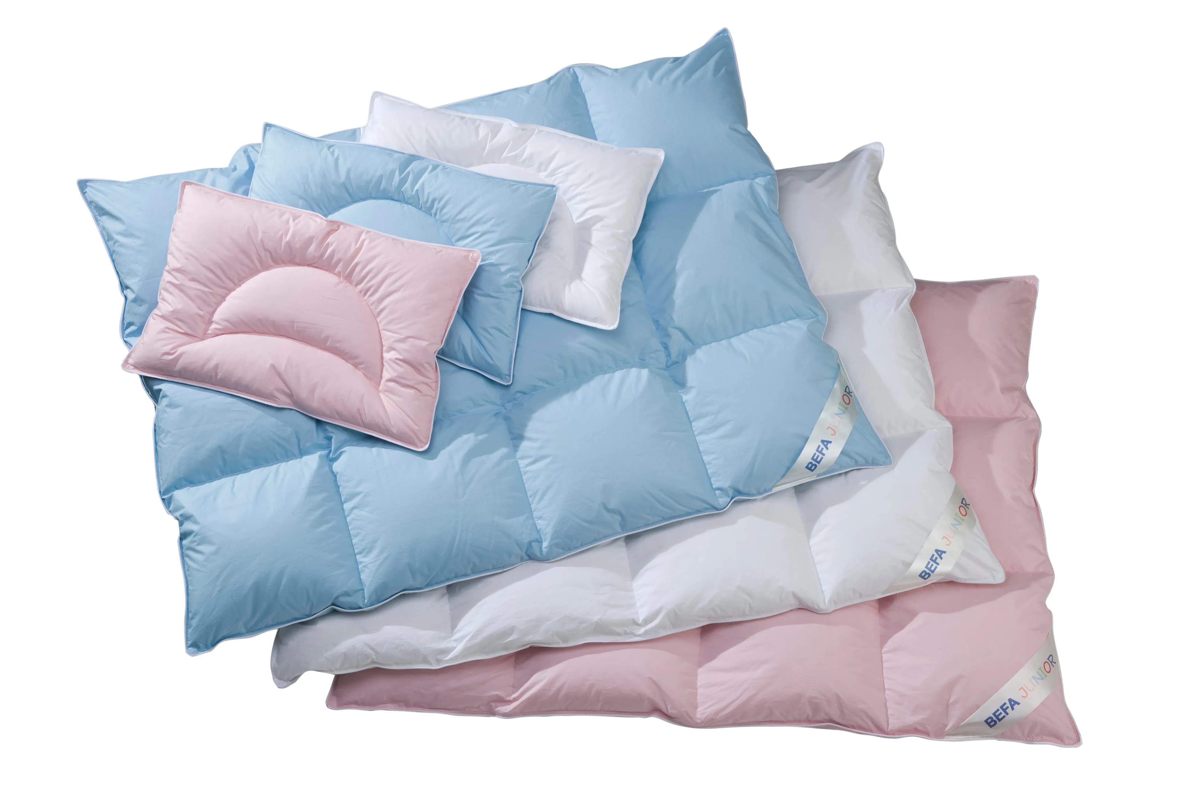 Baby Ganzjahres Bettdecke 100x135 cm Weiß