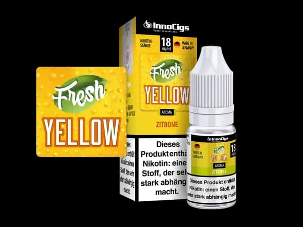 Fresh Yellow Zitrone Aroma - Liquid für E-Zigaretten (Packung: 1er Packung / Stärke: 6 mg/ml) (895,00 EUR / liter)