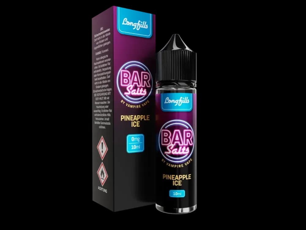 Vampire Vape - Bar Salts - Longfills 10 ml - Pineapple Ice (Packung: 1er Packung / Geschmack: Pineapple Ice) (1295,00 EUR / liter)