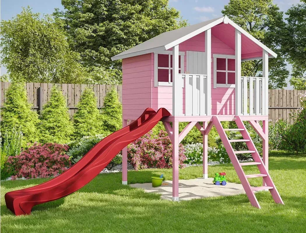 Stelzenhaus mit Rutsche online kaufen 