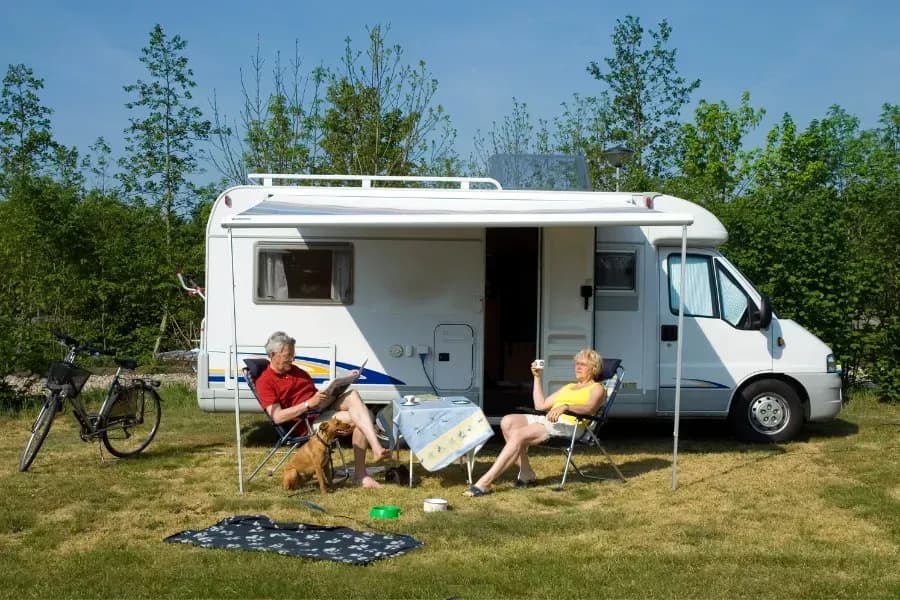 Reisemobilfreundlicher Campingplatz für kurze Stopps