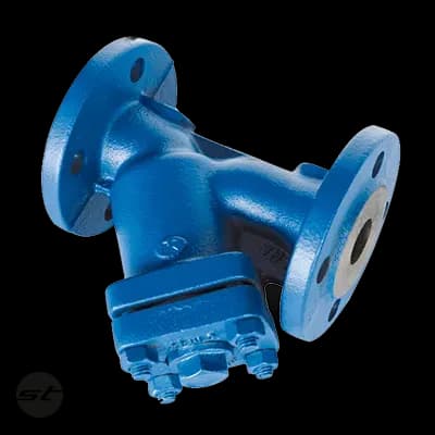 Flansch-Schmutzfänger Schrägsitz GG25 PN16 Dampf