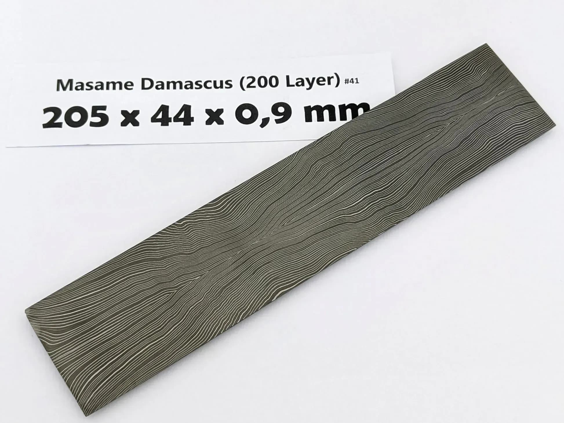 Paschinger Messer Masame Damast 3 Color (200 Lagen) - 0,9 mm