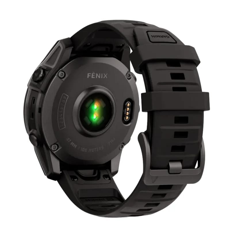 fēnix  E – 47 mm, AMOLED Sportuhr von Garmin – Stil trifft auf Leistung für aktive Abenteurer!