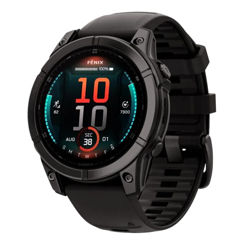 fēnix  E – 47 mm, AMOLED Sportuhr von Garmin – Stil trifft auf Leistung für aktive Abenteurer!